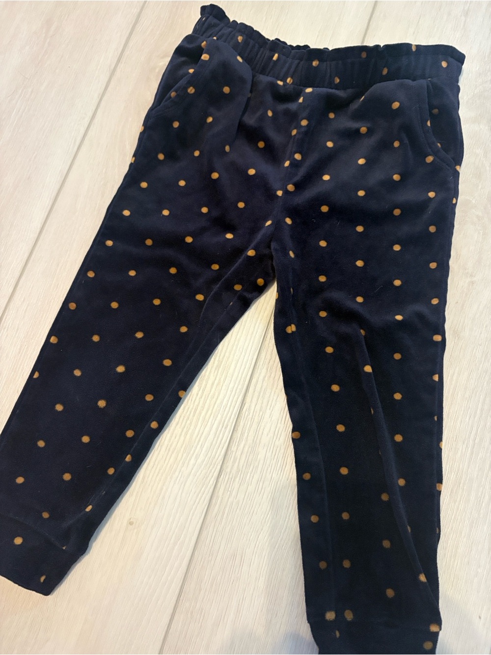 SOFT Girls Joggers with Polka Dots